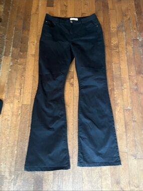 Wide Leg Black Women's Pants - Classic Flare